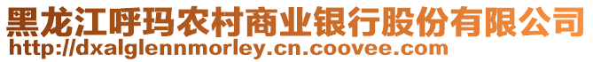 黑龍江呼瑪農(nóng)村商業(yè)銀行股份有限公司