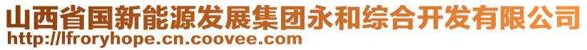 山西省國新能源發(fā)展集團永和綜合開發(fā)有限公司