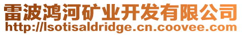 雷波鴻河礦業開發有限公司