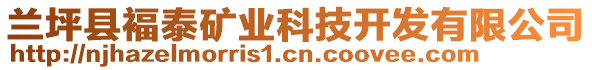 蘭坪縣褔泰礦業(yè)科技開發(fā)有限公司