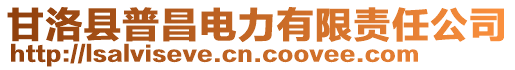 甘洛縣普昌電力有限責(zé)任公司