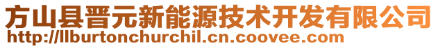 方山縣晉元新能源技術(shù)開發(fā)有限公司