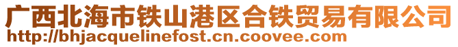 廣西北海市鐵山港區(qū)合鐵貿(mào)易有限公司