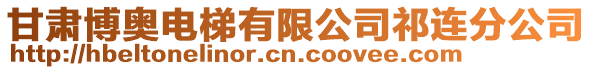 甘肅博奧電梯有限公司祁連分公司