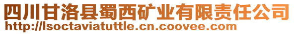 四川甘洛縣蜀西礦業(yè)有限責任公司