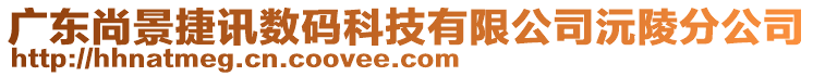 廣東尚景捷訊數(shù)碼科技有限公司沅陵分公司