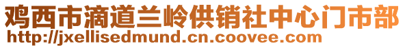 雞西市滴道蘭嶺供銷社中心門市部