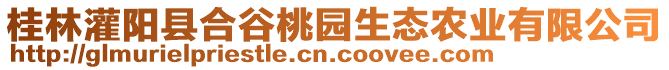 桂林灌陽(yáng)縣合谷桃園生態(tài)農(nóng)業(yè)有限公司