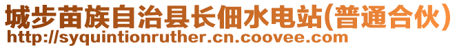 城步苗族自治縣長佃水電站(普通合伙)