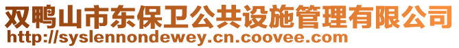 雙鴨山市東保衛(wèi)公共設施管理有限公司