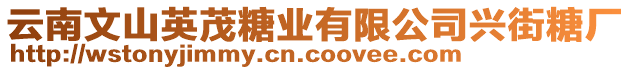 云南文山英茂糖業(yè)有限公司興街糖廠