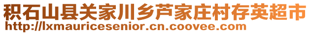 積石山縣關(guān)家川鄉(xiāng)蘆家莊村存英超市