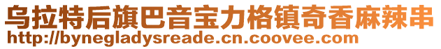 烏拉特后旗巴音寶力格鎮(zhèn)奇香麻辣串