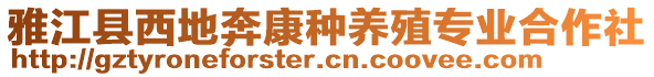雅江縣西地奔康種養(yǎng)殖專業(yè)合作社