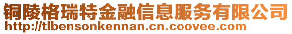 铜陵格瑞特金融信息服务有限公司