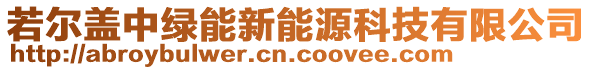 若爾蓋中綠能新能源科技有限公司