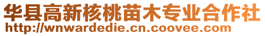 華縣高新核桃苗木專業(yè)合作社