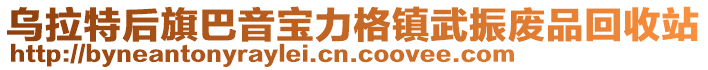 烏拉特后旗巴音寶力格鎮武振廢品回收站