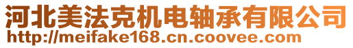 河北美法克機(jī)電軸承有限公司