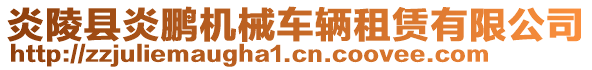 炎陵县炎鹏机械车辆租赁有限公司