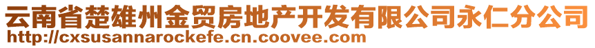 云南省楚雄州金貿(mào)房地產(chǎn)開(kāi)發(fā)有限公司永仁分公司