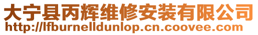 大宁县丙辉维修安装有限公司