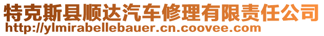 特克斯县顺达汽车修理有限责任公司