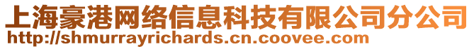 上海豪港網(wǎng)絡(luò)信息科技有限公司分公司
