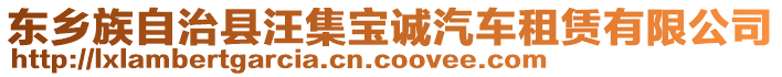 東鄉(xiāng)族自治縣汪集寶誠汽車租賃有限公司