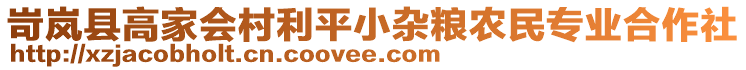 岢嵐縣高家會村利平小雜糧農(nóng)民專業(yè)合作社