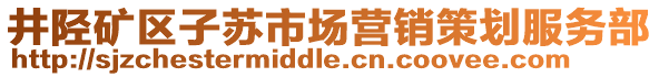 井陘礦區(qū)子蘇市場營銷策劃服務(wù)部