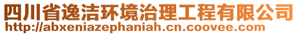 四川省逸潔環(huán)境治理工程有限公司