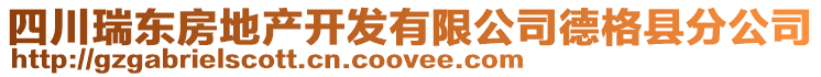 四川瑞東房地產開發(fā)有限公司德格縣分公司