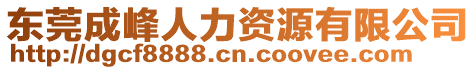 東莞成峰人力資源有限公司