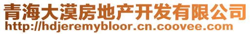 青海大漠房地產(chǎn)開(kāi)發(fā)有限公司