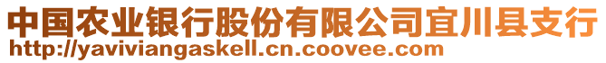 中国农业银行股份有限公司宜川县支行