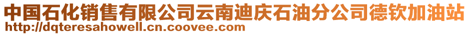 中國石化銷售有限公司云南迪慶石油分公司德欽加油站