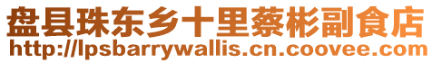 盤縣珠東鄉(xiāng)十里蔡彬副食店