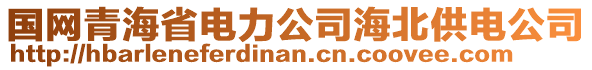 國網青海省電力公司海北供電公司