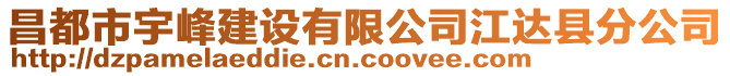 昌都市宇峰建設(shè)有限公司江達(dá)縣分公司