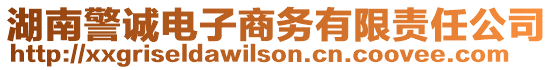 湖南警誠(chéng)電子商務(wù)有限責(zé)任公司