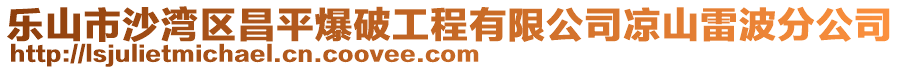 樂山市沙灣區(qū)昌平爆破工程有限公司涼山雷波分公司