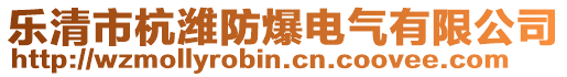 乐清市杭潍防爆电气有限公司