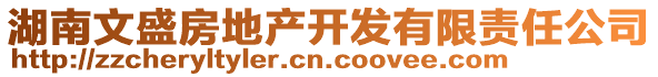 湖南文盛房地產開發(fā)有限責任公司