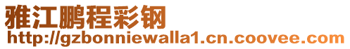 雅江鵬程彩鋼