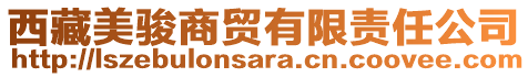 西藏美駿商貿(mào)有限責任公司