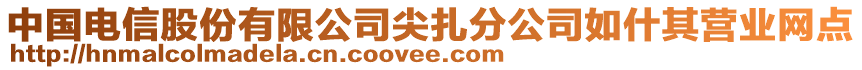 中国电信股份有限公司尖扎分公司如什其营业网点