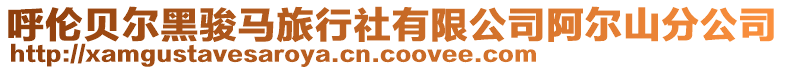 呼倫貝爾黑駿馬旅行社有限公司阿爾山分公司