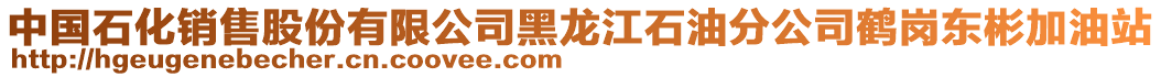 中國石化銷售股份有限公司黑龍江石油分公司鶴崗東彬加油站