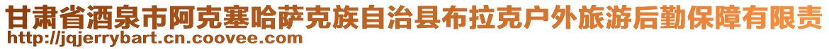 甘肅省酒泉市阿克塞哈薩克族自治縣布拉克戶外旅游后勤保障有限責(zé)